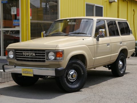 ランクル６０ ＶＸ ＦＪ６２Ｇ　ベージュ　丸目フェイス換装　ロールーフ換装　ランクル調布店